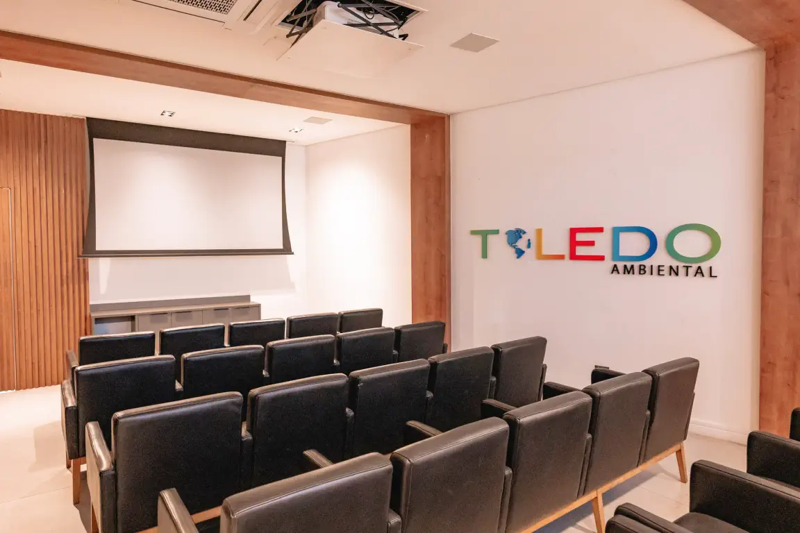 Auditório interno da Toledo Ambiental